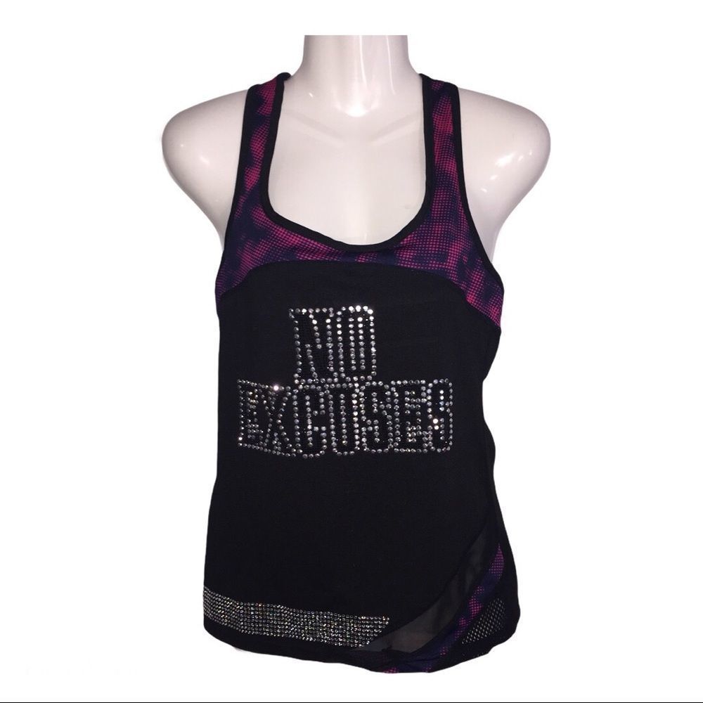 No Excuses Bling Tank by YiTong